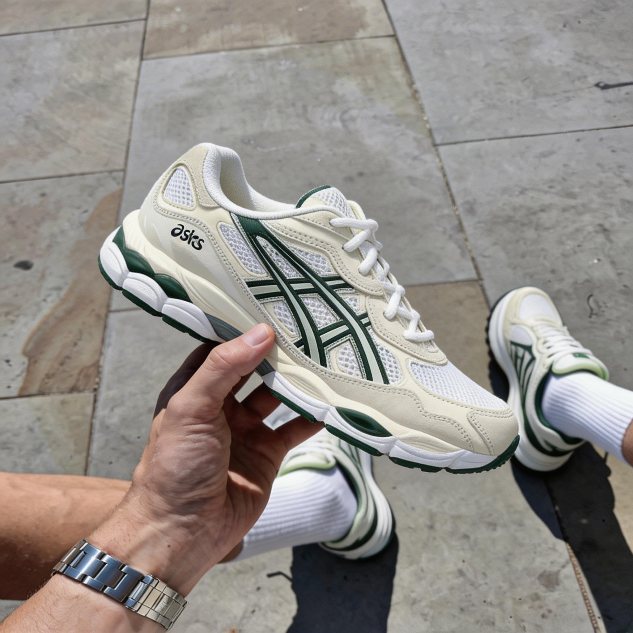 ASICS Gel NYC 'Ivory Forest Night'